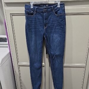 Old Navy Women's Dark Blue Skinny Jeans